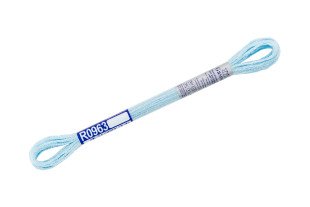 Нитки для вышивания " Gamma" мулине 100% вискоза 8 м R0963 голубой