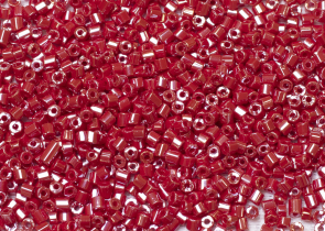 Бисер Чехия рубка 11/0 50г 98190 непрозрачный рубиновый блестящий