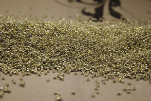 Бисер Япония круглый 11/0 10 г PF0558 серебряный